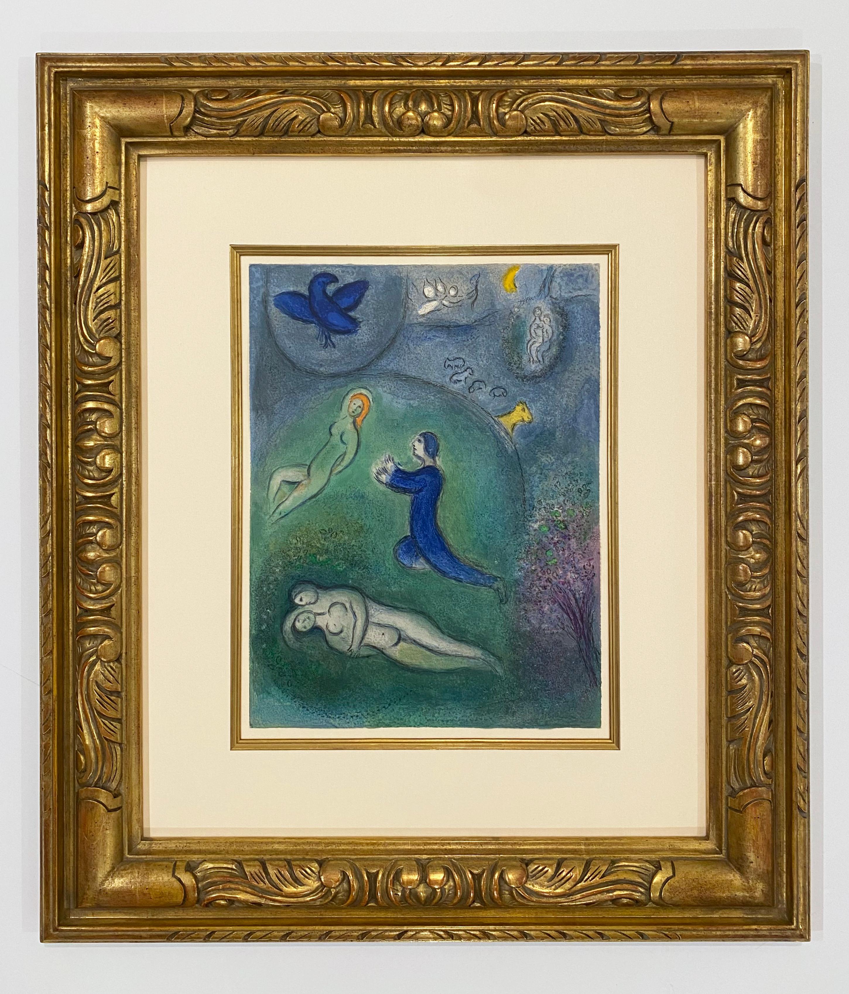 Daphnis and Lycenion, from Daphnis and Chloe - Print by Marc Chagall