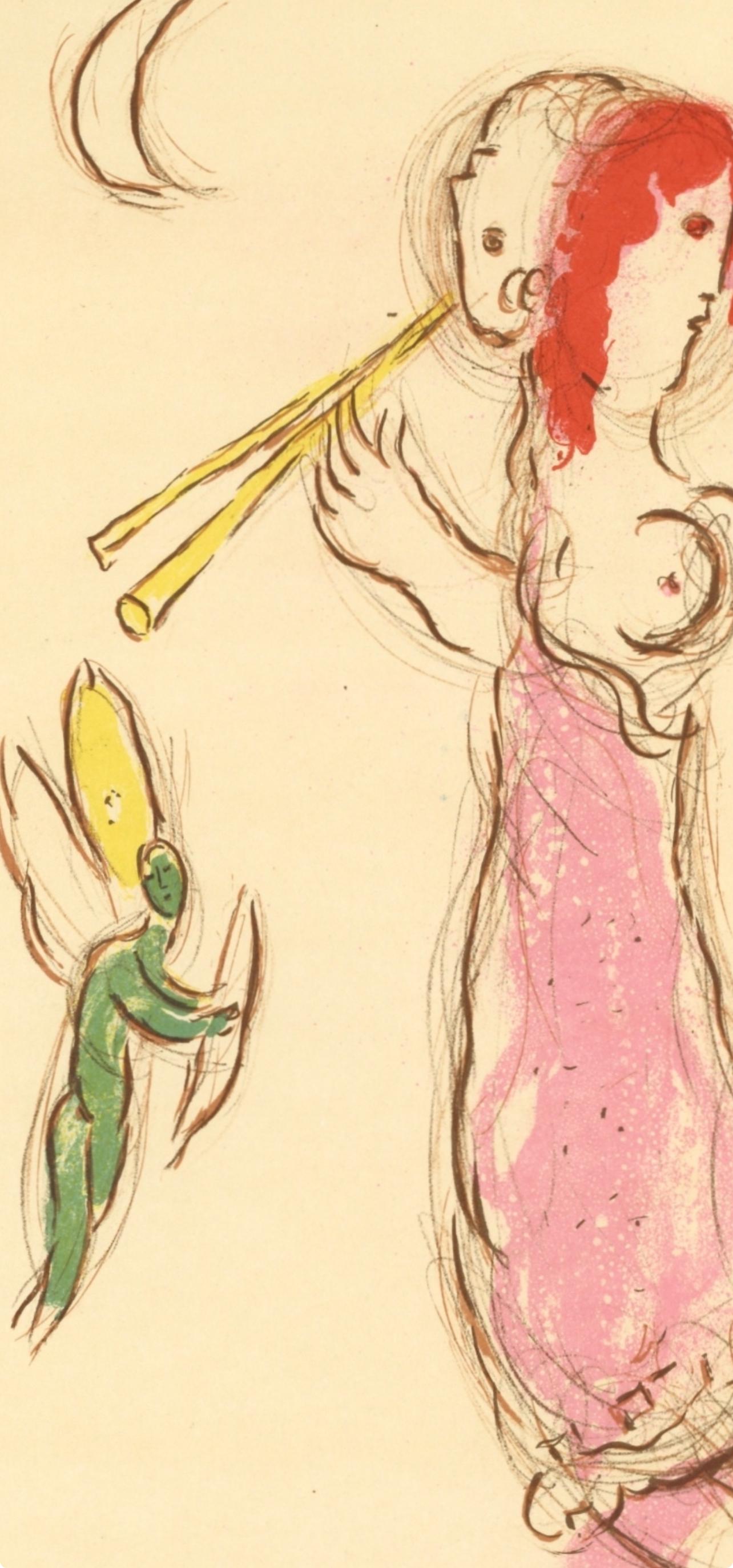 Daphnis et Chloé (Mourlot 227), Société internationale d'art XXe siècle - Expressionist Print by Marc Chagall