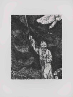 Dunkelheit über Ägypten – Radierung von Marc Chagall – 1956