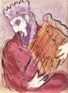 David à la harpe (Mourlot 117-46; Cramer 25)