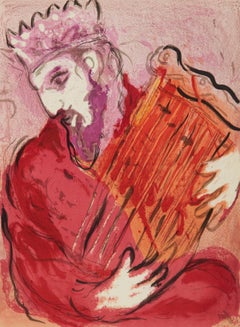 David à la harpe (Mourlot 117-46 ; Cramer 25)