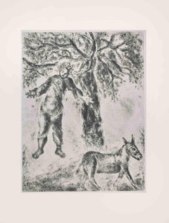 David and Absalom - Etching by Marc Chagall - 1956