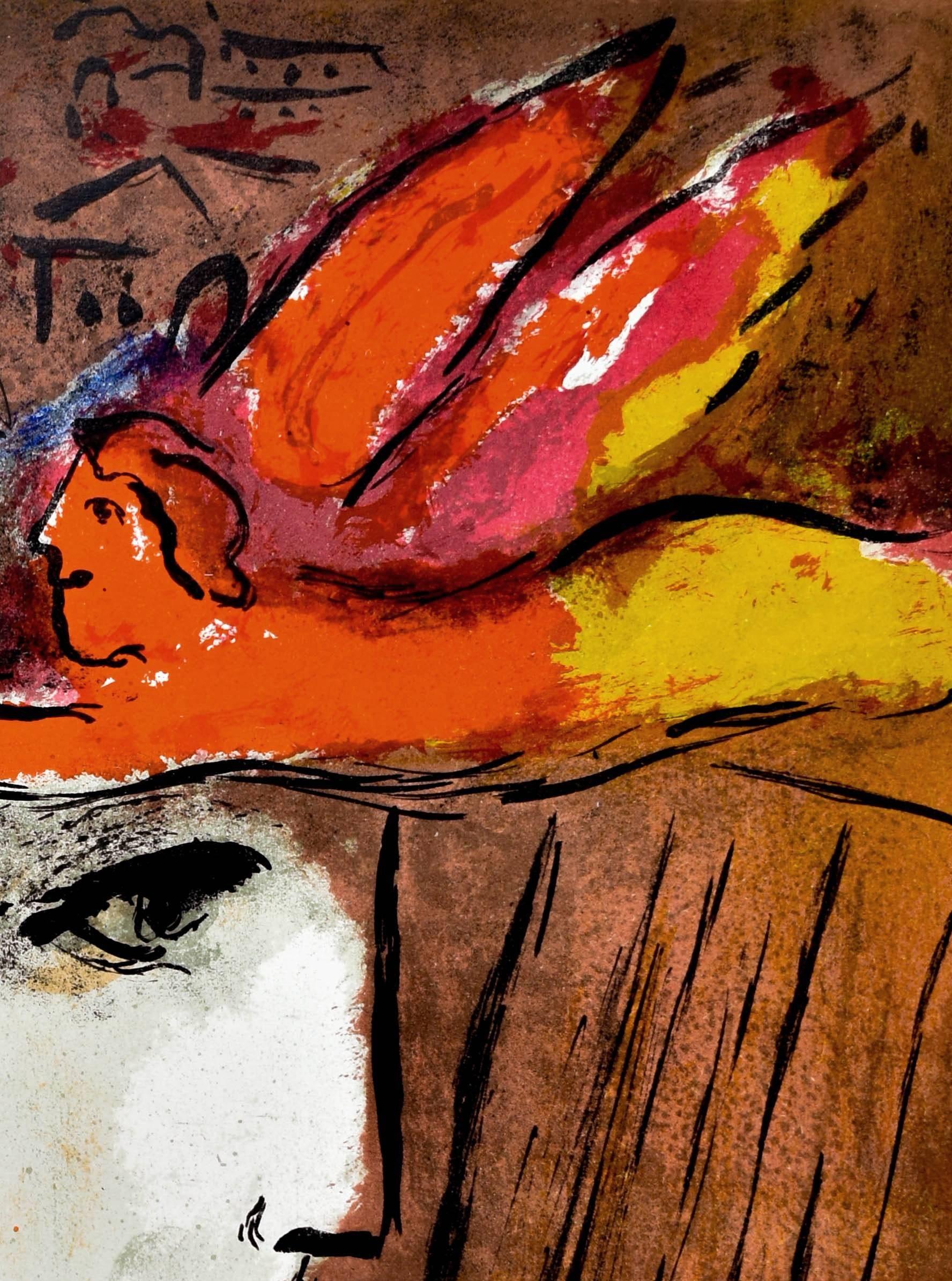 David y Betsabé - Print Moderno de Marc Chagall