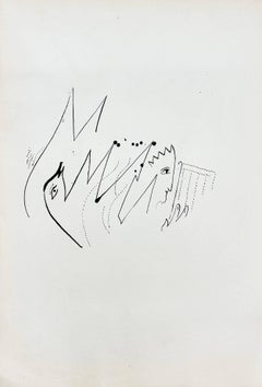 David and Bathsheba, Original Lithograph, 1956, Excellent Condition