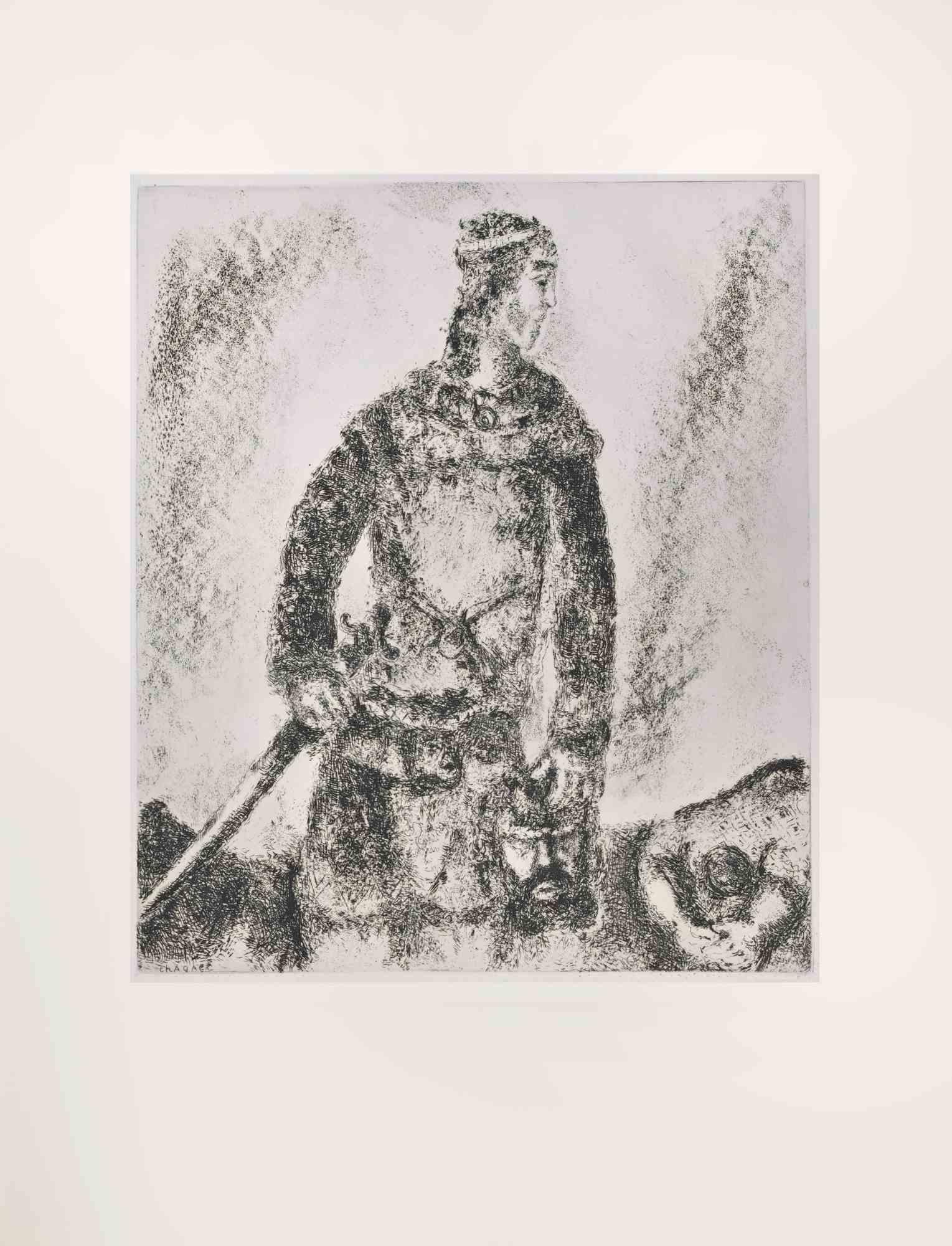 Etching on Montval wove paper, realized by Marc Chagall in 1931-39 and published by Tériade in 1956.

Edition of 275+30 out of commerce copies.

Not signed nor numbered, as issued.

Excellent impression with full margins a a bright and fresh