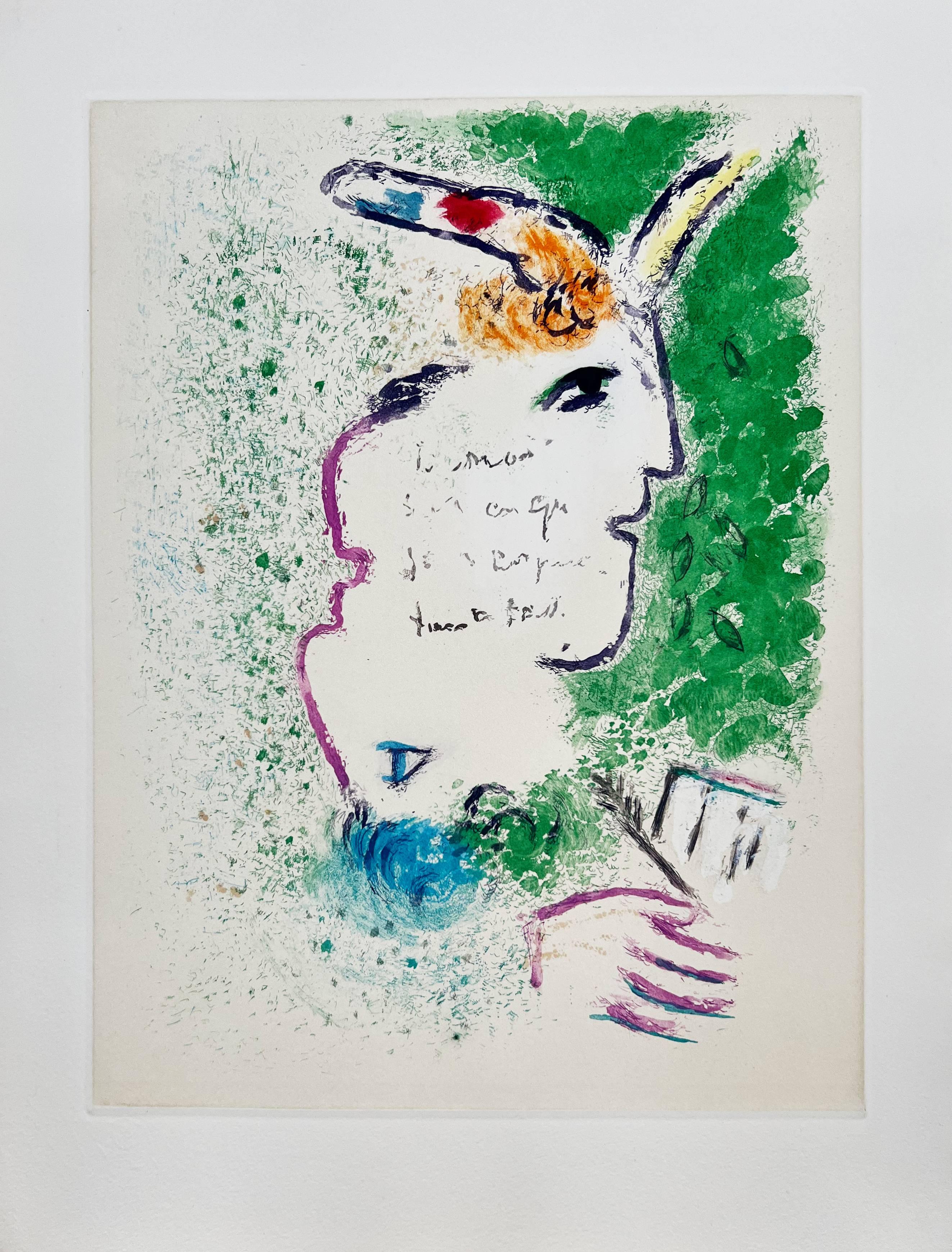De Mauvais Sujets - Planche III - Print by Marc Chagall