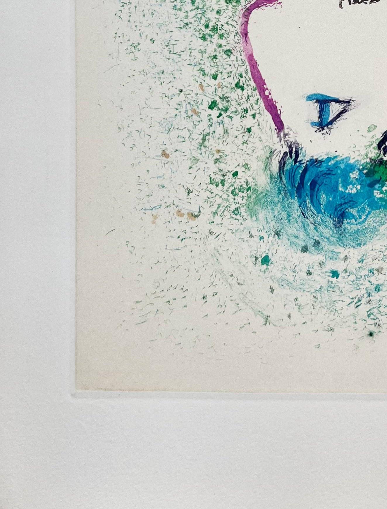 Marc Chagall (1887-1985) - De Mauvais Sujets - Planche III

Etching and aquatint from 1958.

An unnumbered and unsigned copy from a limited edition of 153.

Dimensions of sheet: 43.5 x 32.5 cm

Dimensions in frame: 63.2 x 53.2 cm

Publisher: Les