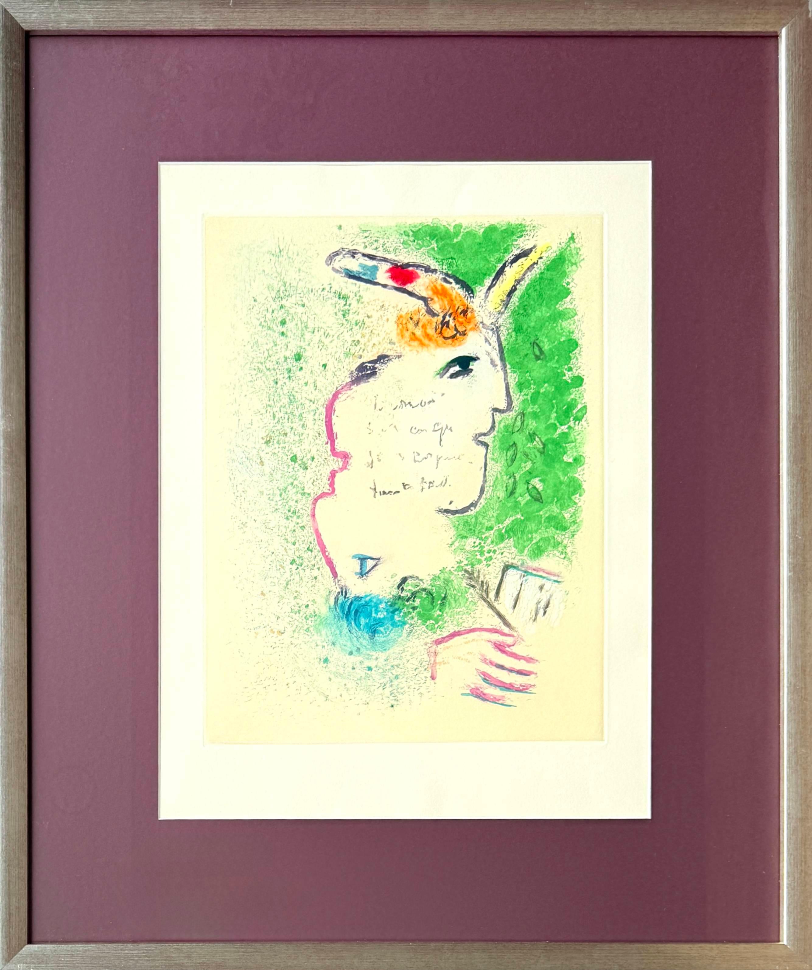Marc Chagall Print - De Mauvais Sujets - Planche III