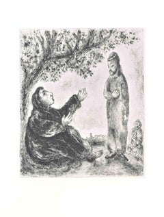 Deborah, die Prophetesse – Radierung von Marc Chagall – 1956