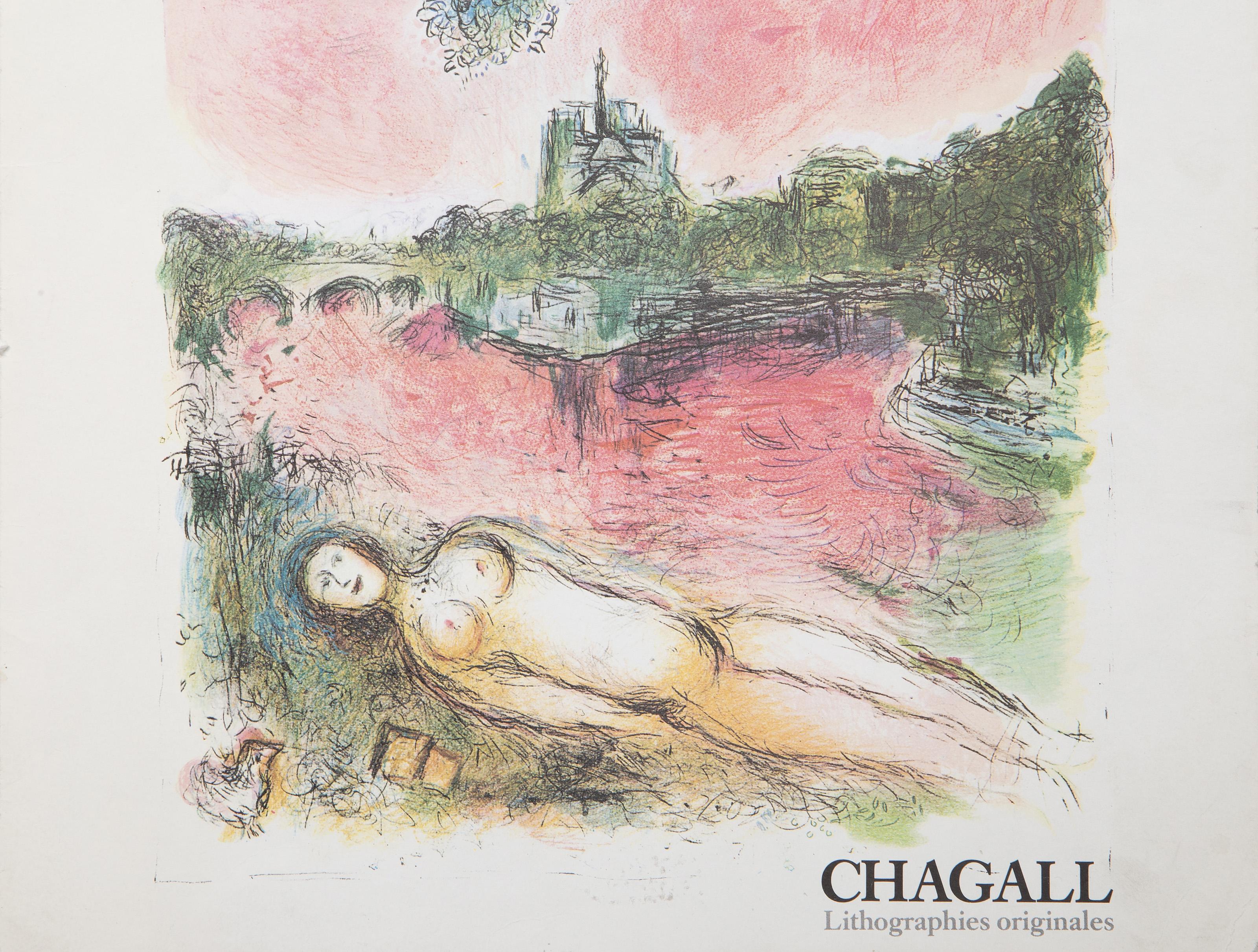 Derriere Le Miroir Nr. 246, farbenfrohe moderne Lithographie von Marc Chagall im Angebot 2