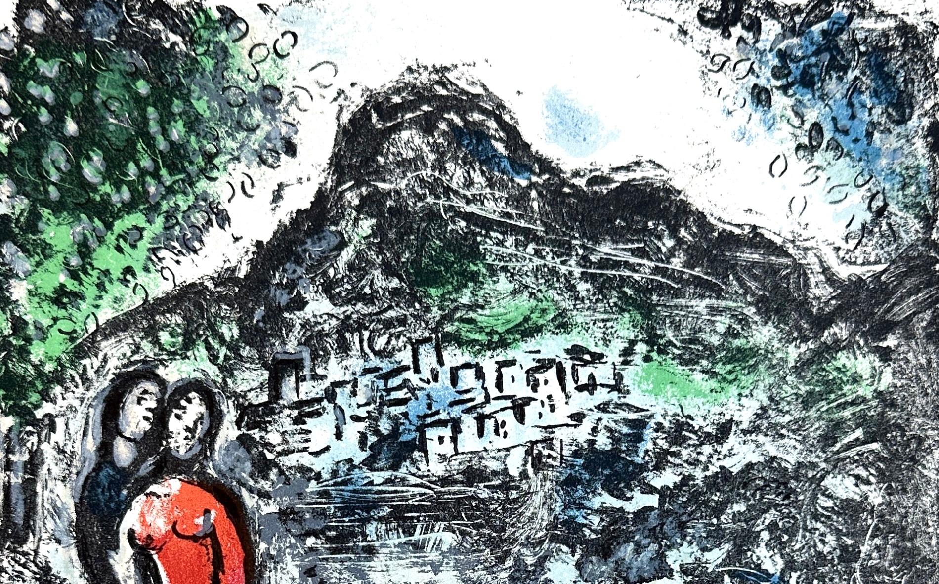 Devant St-Jeannet (Cramer 89 ; Mourlot 646), Les Céramiques et Sculptures - Expressionniste Print par Marc Chagall