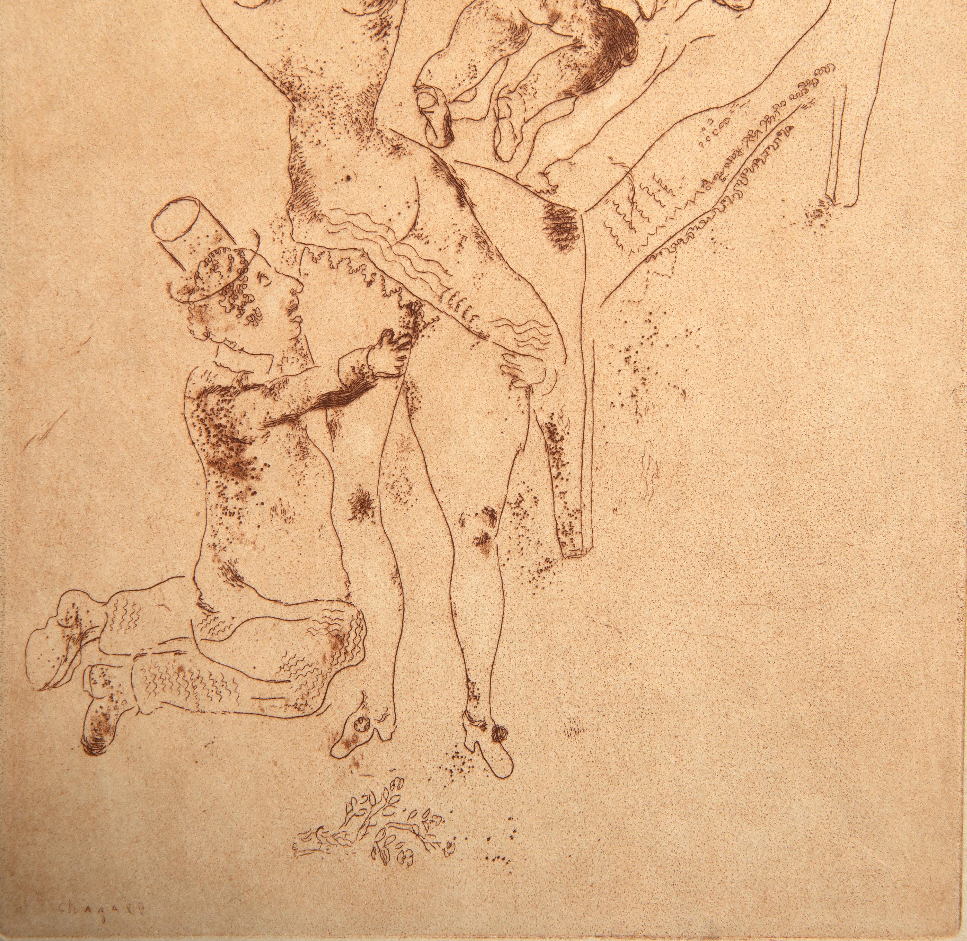 Die Wollust III, Etching by Marc Chagall 2