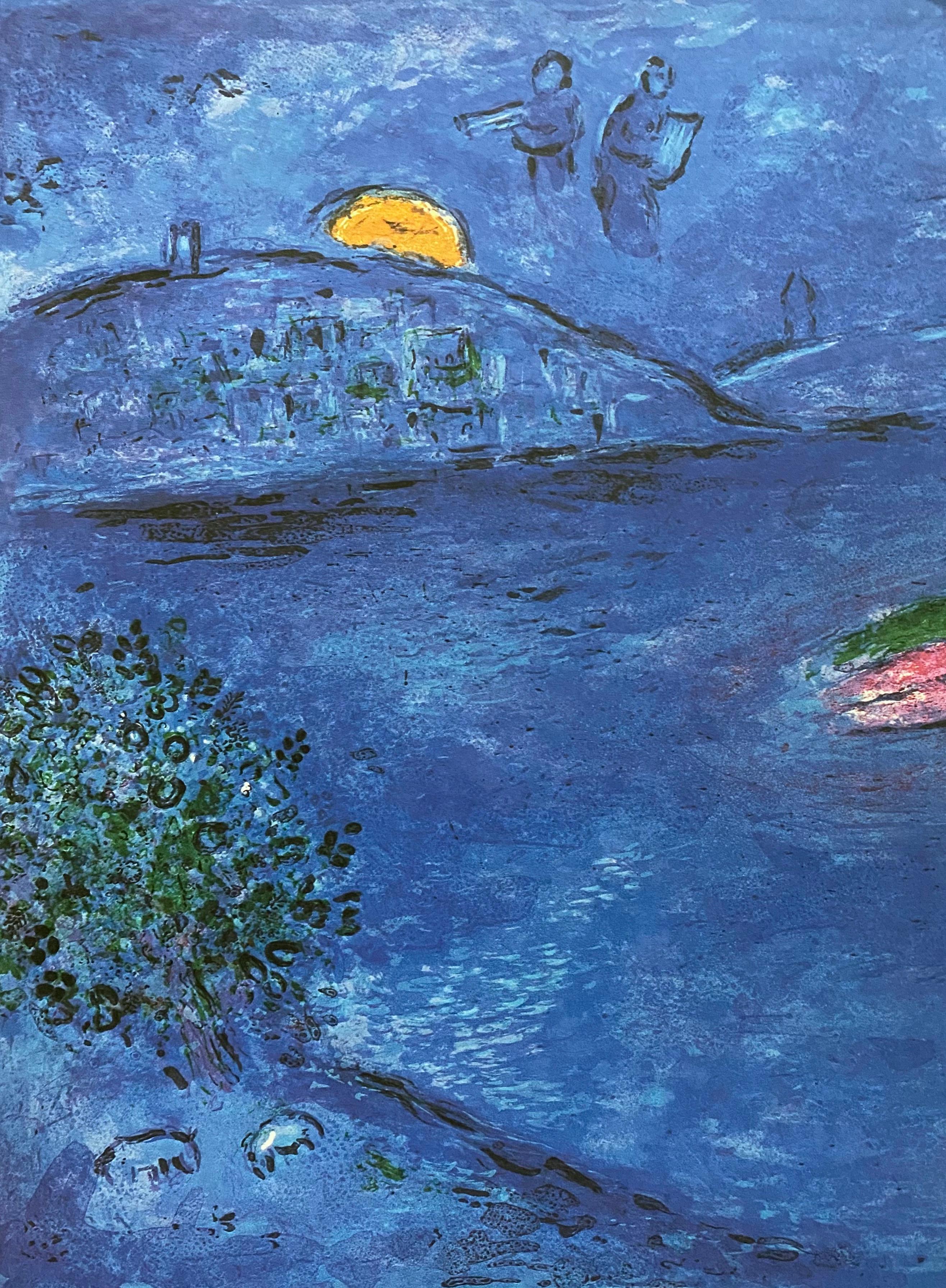 “Echo, ” Daphnis et Chloé, Diptych - Print by Marc Chagall