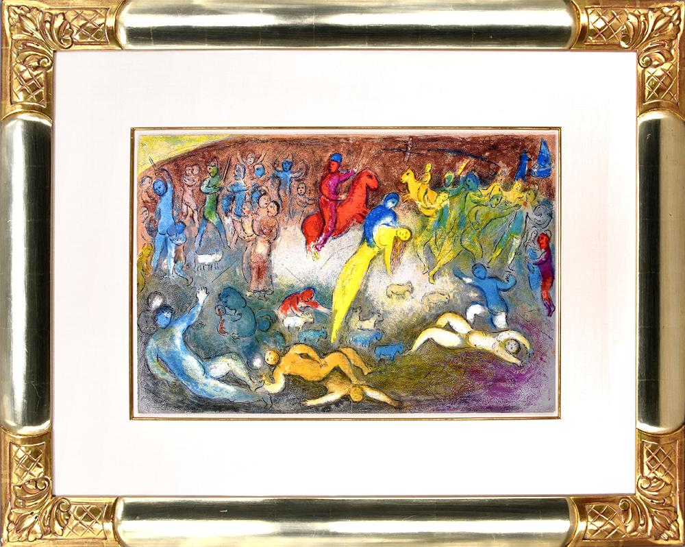 Enlévement de Chloé, from Daphnis and Chloé - Print by Marc Chagall