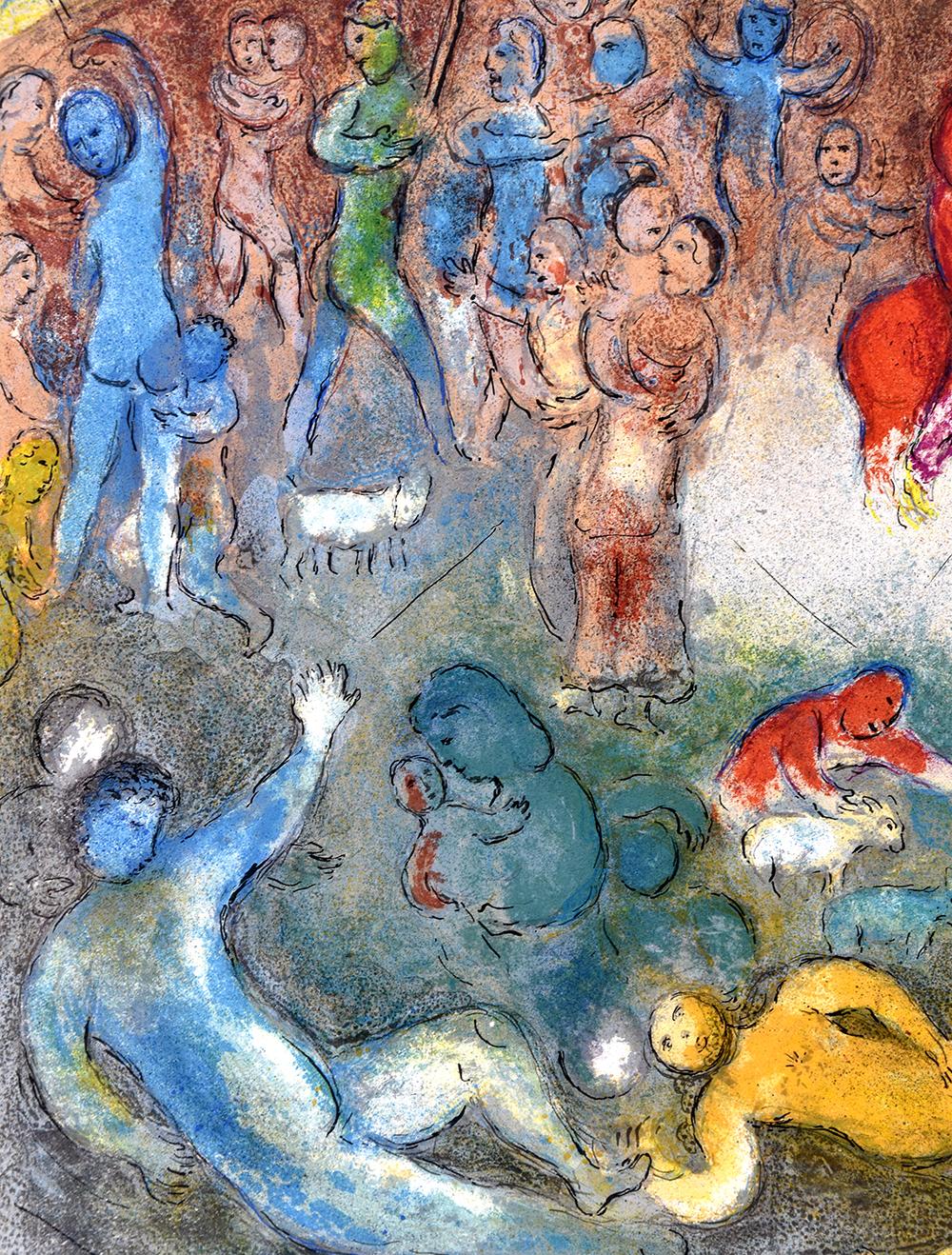 Enlévement de Chloé, from Daphnis and Chloé - Modern Print by Marc Chagall