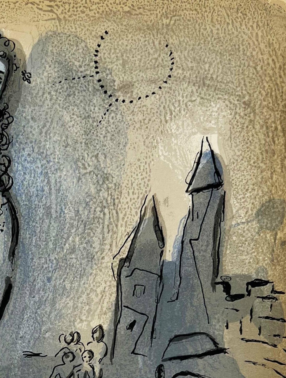 Esther - Modern Print by Marc Chagall