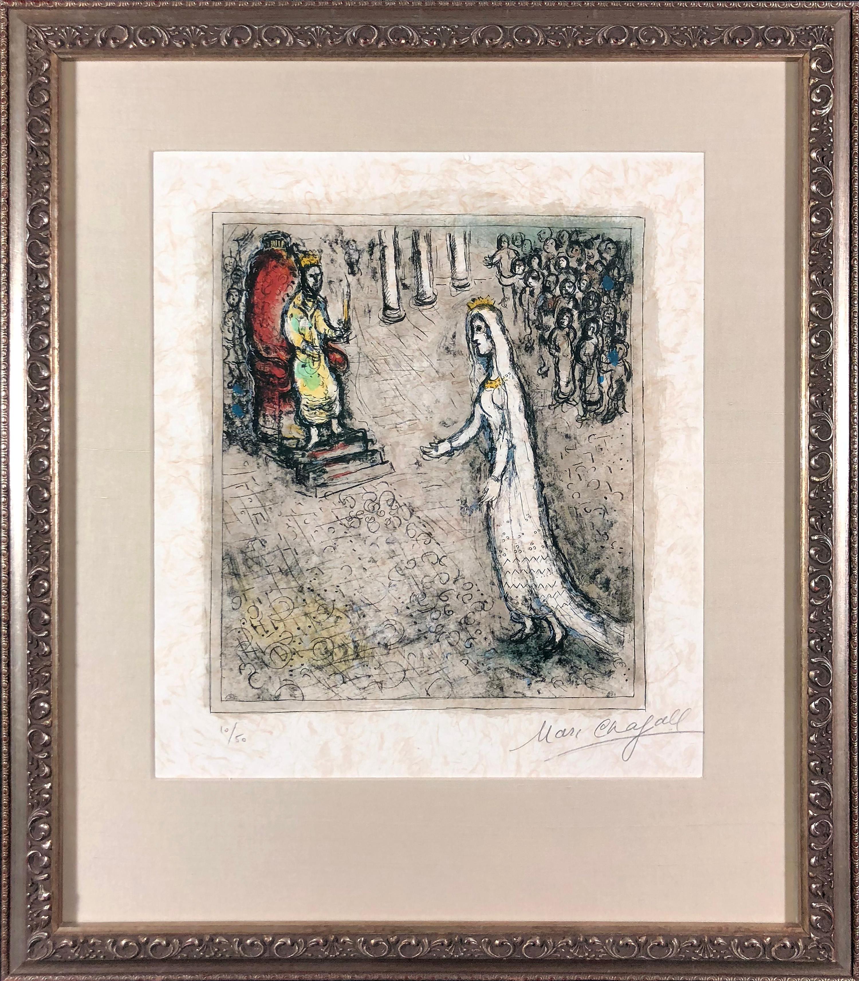 Marc Chagall Figurative Print - Esther