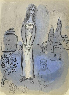 Esther - Lithograph by Marc Chagall - 1960