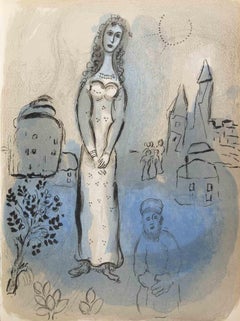 Esther - Lithograph by Marc Chagall - 1960