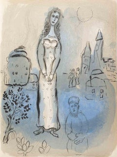 Esther - Lithograph by Marc Chagall - 1960
