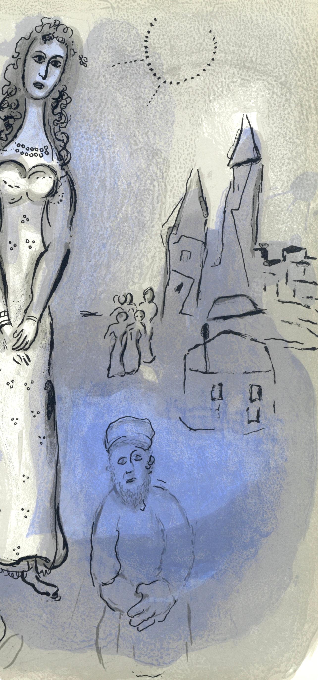 Esther (Mourlot 230-77; Cramer 42), Marc Chagall, Dessins Pour La Bible For Sale 2