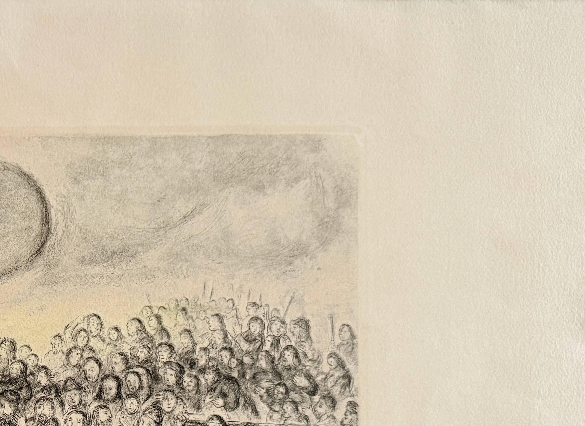 Exodus From Egypt - Modern Print by Marc Chagall