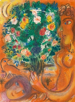 Femme au Bouquet (Women with Bouquet) from Nice and Cote d'Azur