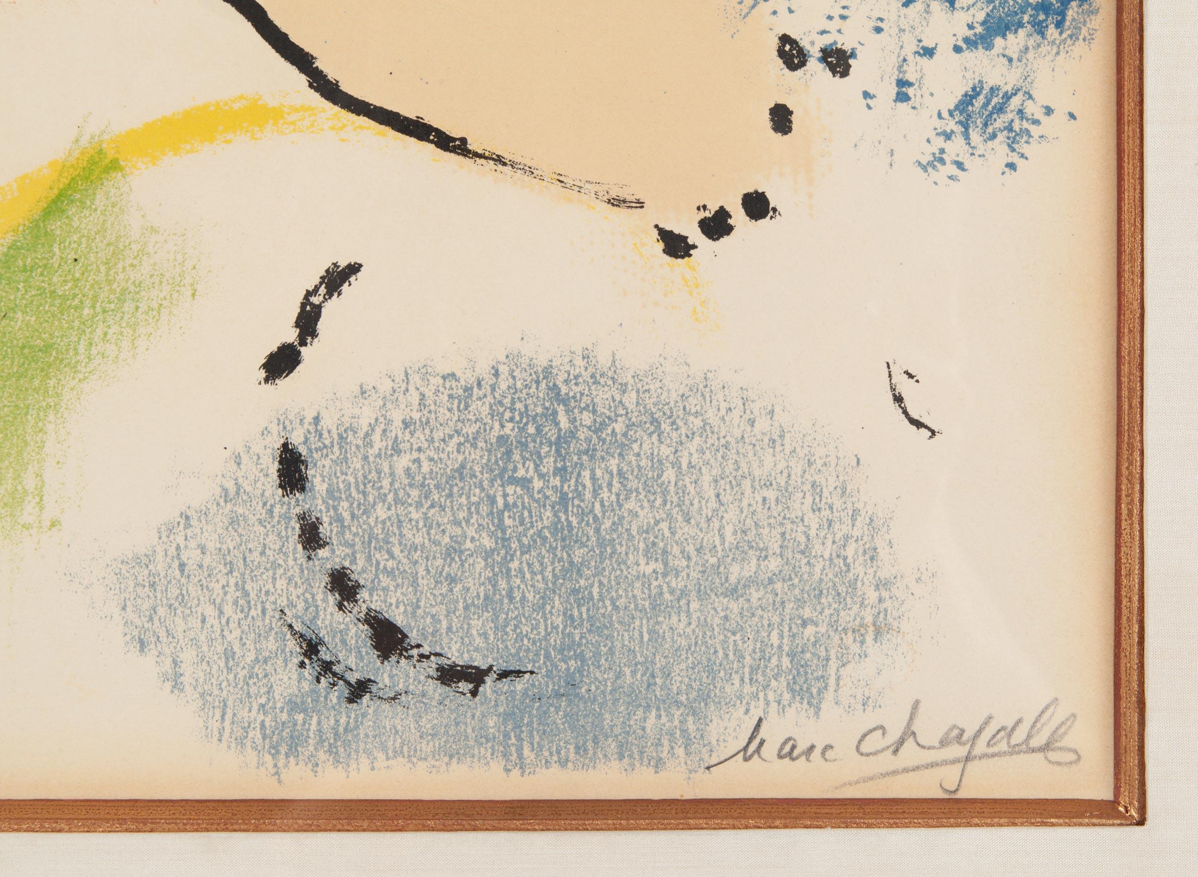 Femme Ecuyere (Surrealismus), Print, von Marc Chagall