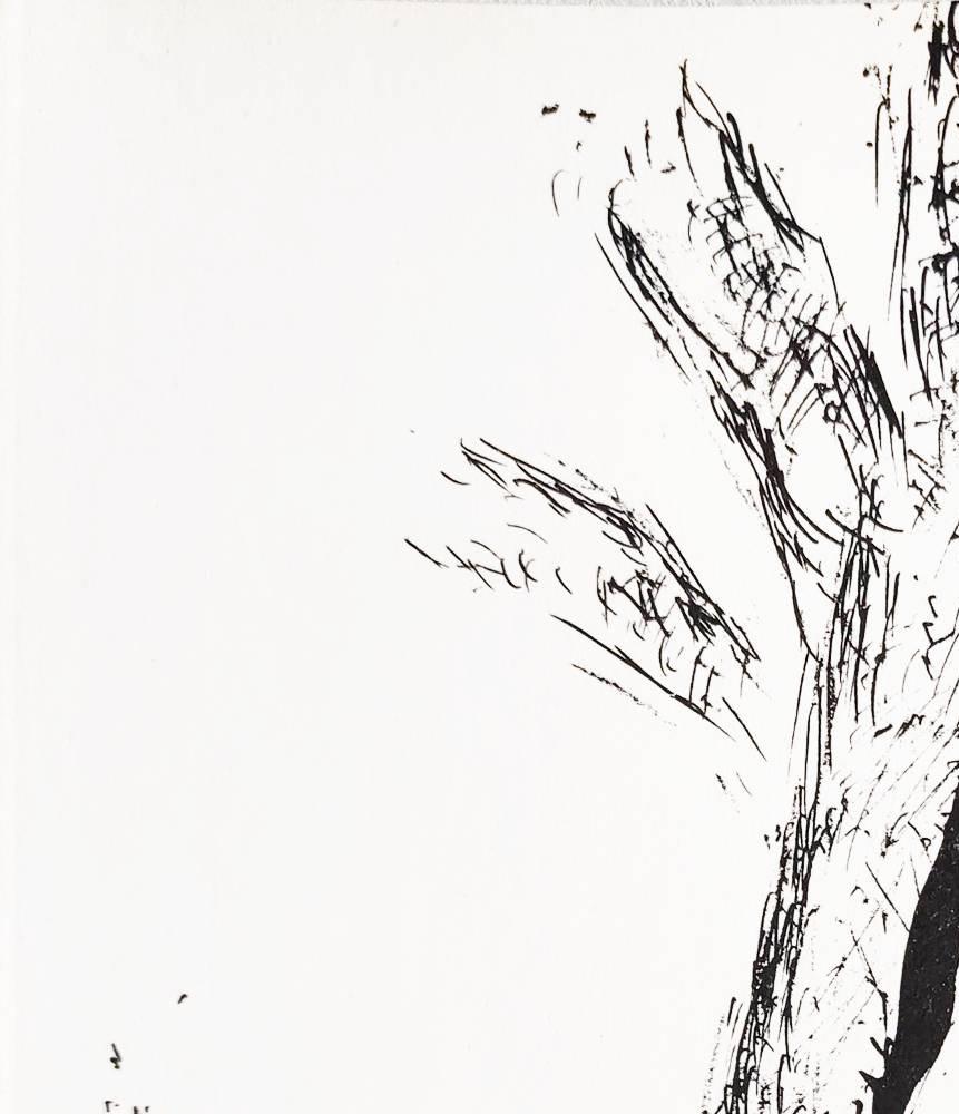 Blumen in der Hand – Print von Marc Chagall