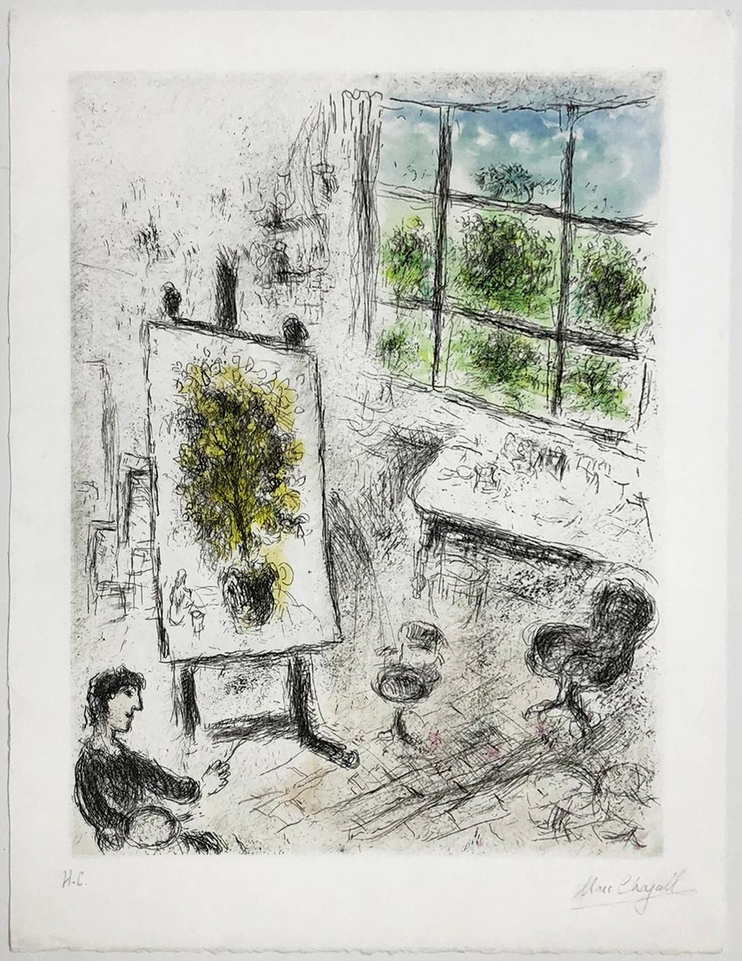 Von Celui Qui Dit Les Choses Sans Rien Dire (Cramer 99) – Print von Marc Chagall