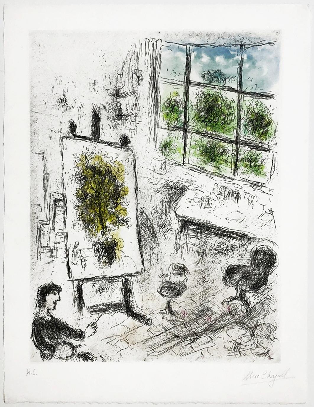 Von Celui Qui Dit Les Choses Sans Rien Dire (Cramer 99) – Print von Marc Chagall