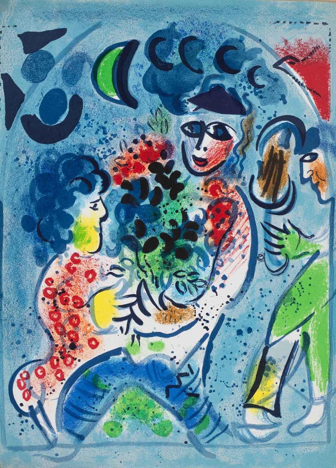 Marc Chagall Figurative Print - Frontispice