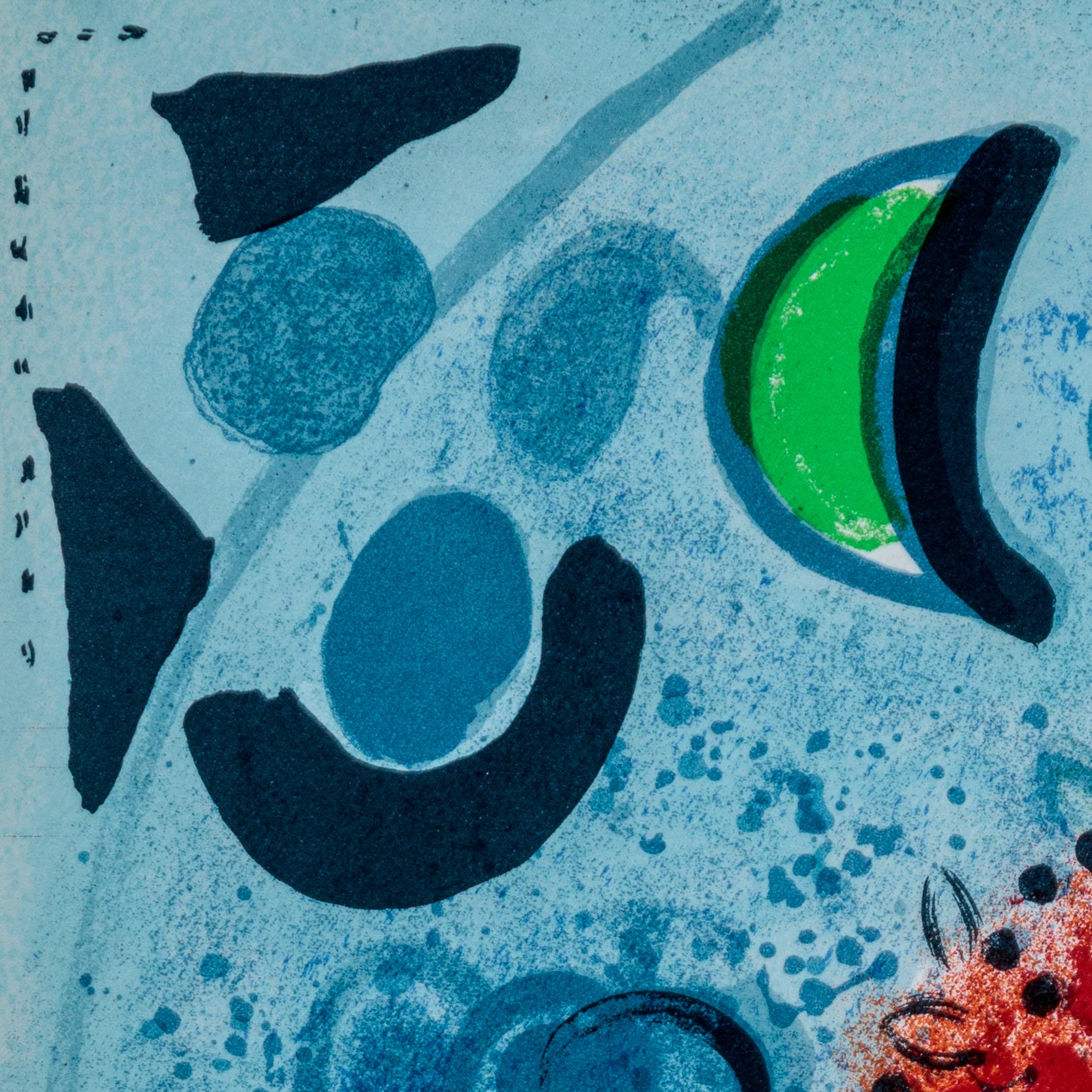 Frontispice (Frontispice) - Beige Figurative Print par Marc Chagall