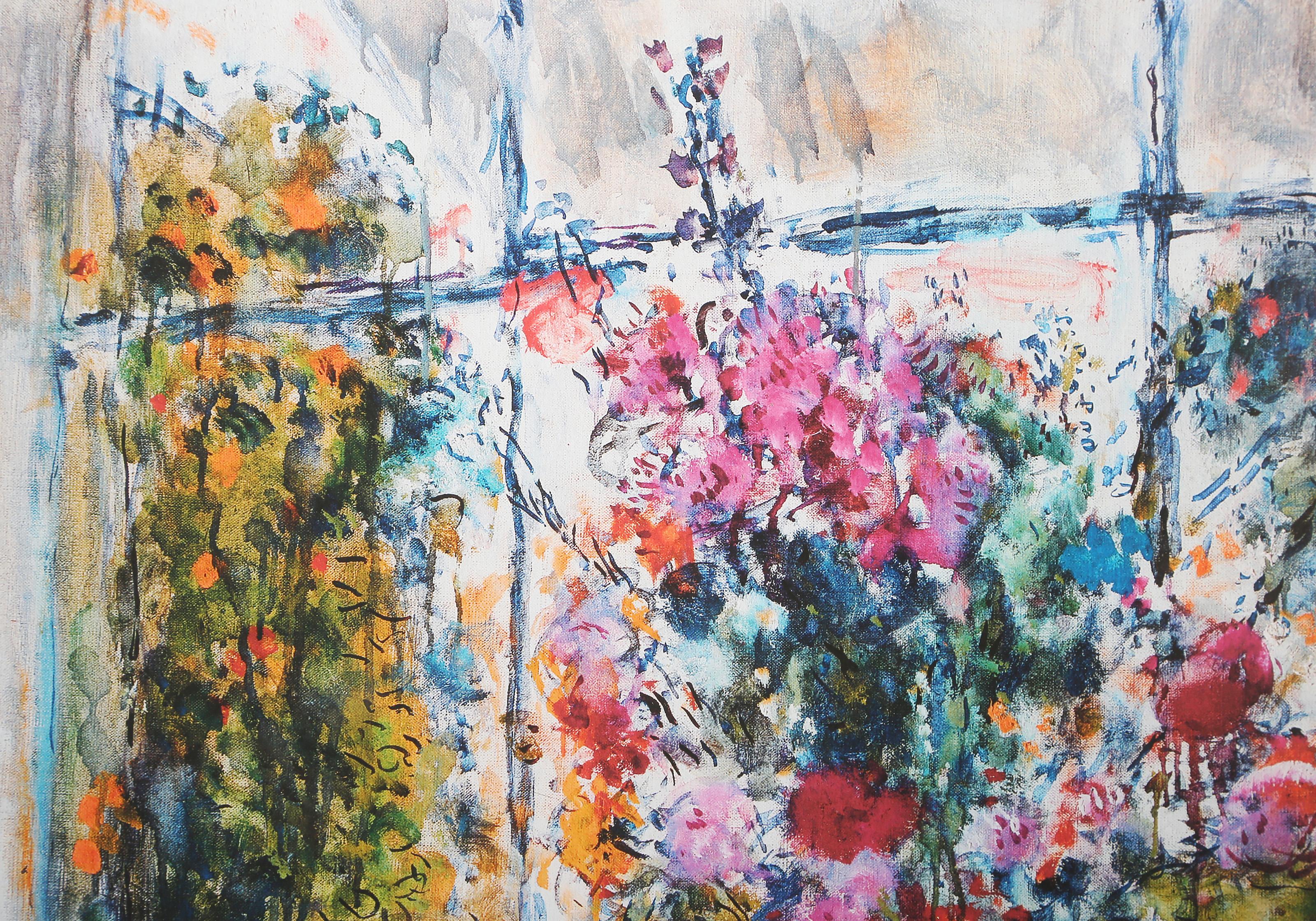 Fruits and Flowers, Impressionist Lithograph after Marc Chagall For Sale 1