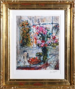 Fruits and Flowers, Impressionist Lithograph after Marc Chagall