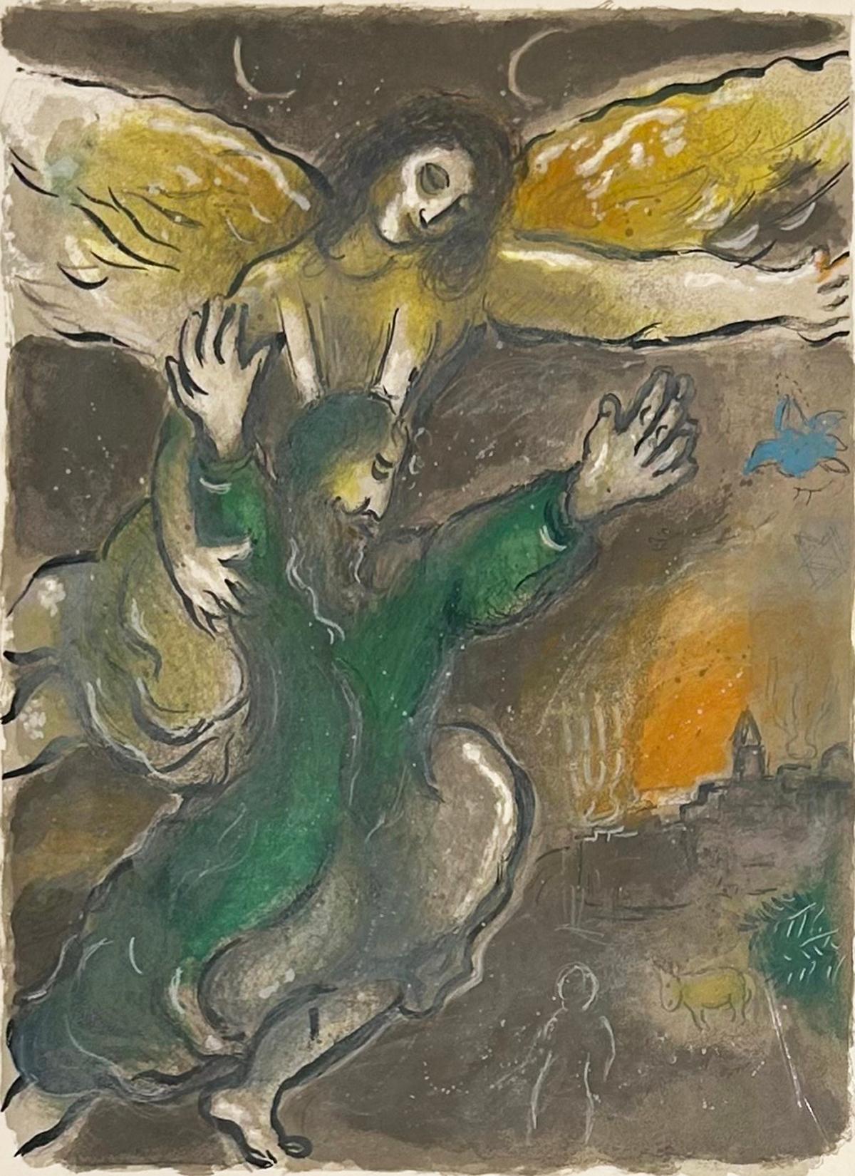 Figurative Print Marc Chagall - Vêtements d'administration
