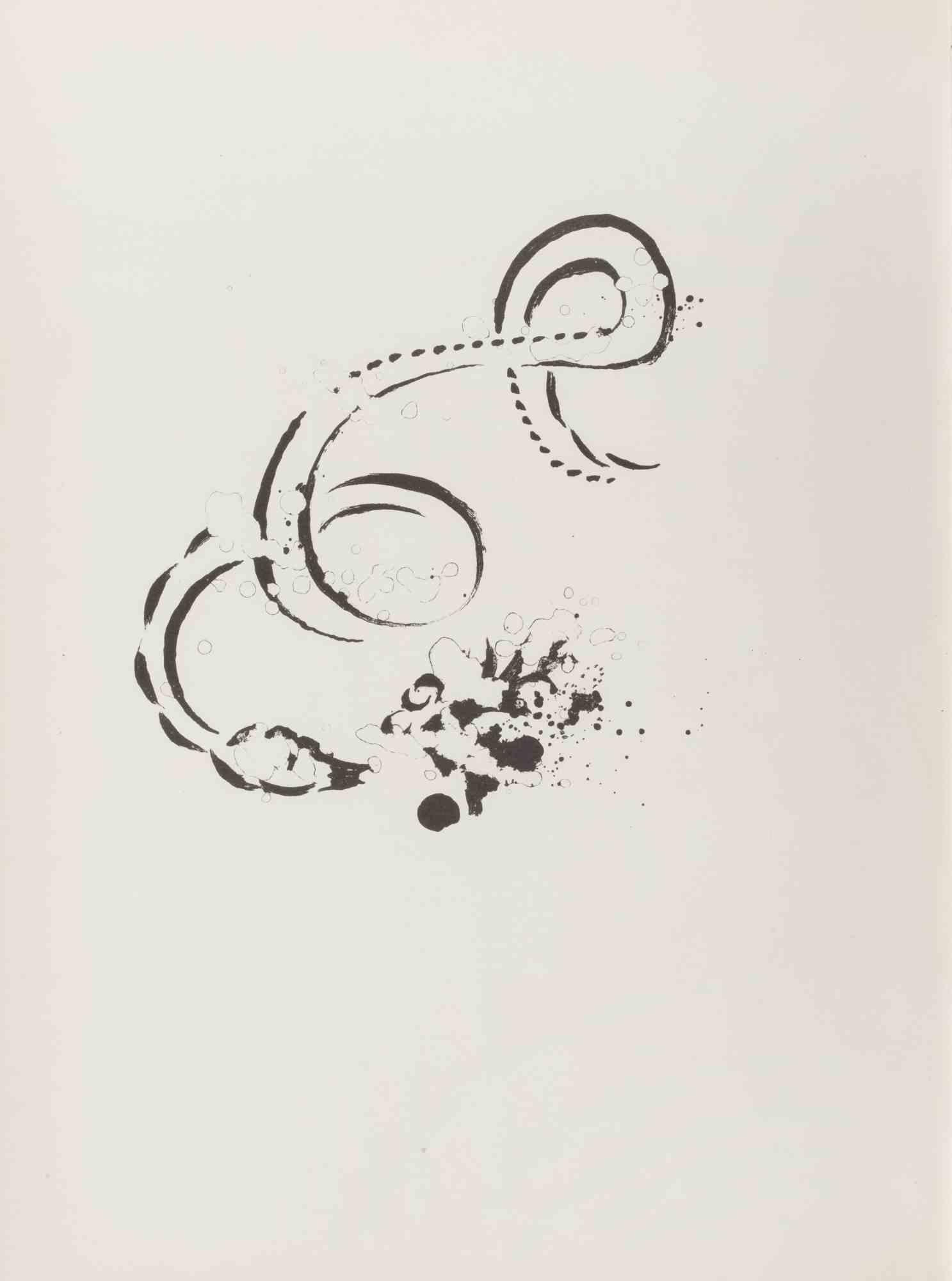 God and Eve - Lithograph by Marc Chagall - 1960 For Sale 1