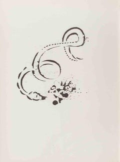 God and Eve - Lithograph by Marc Chagall - 1960