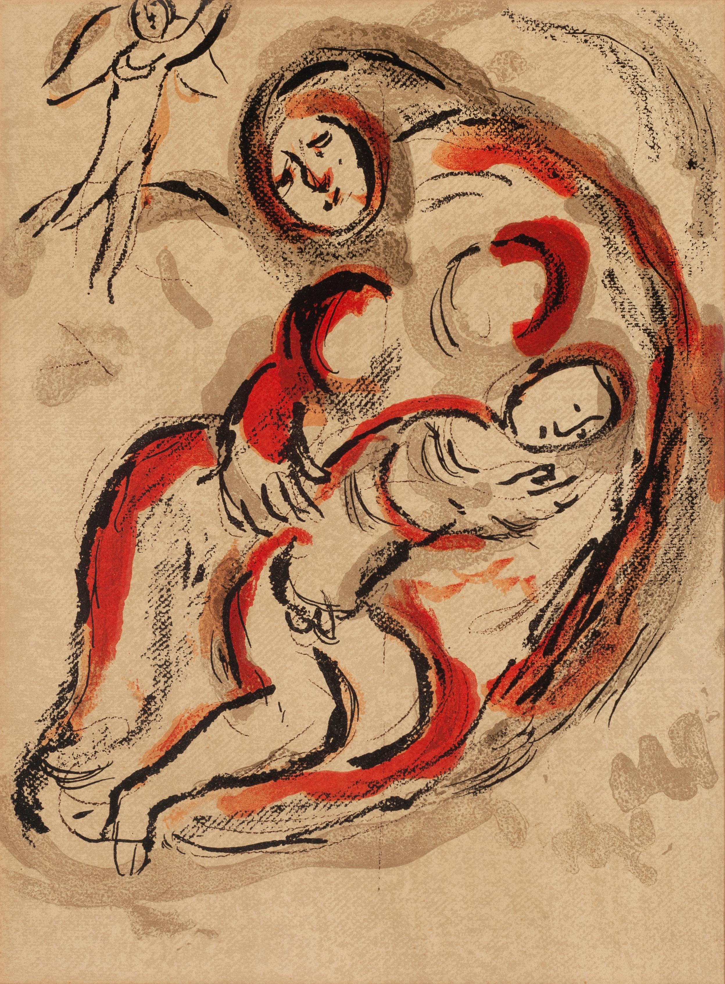 Hagar in the Desert - Print by Marc Chagall