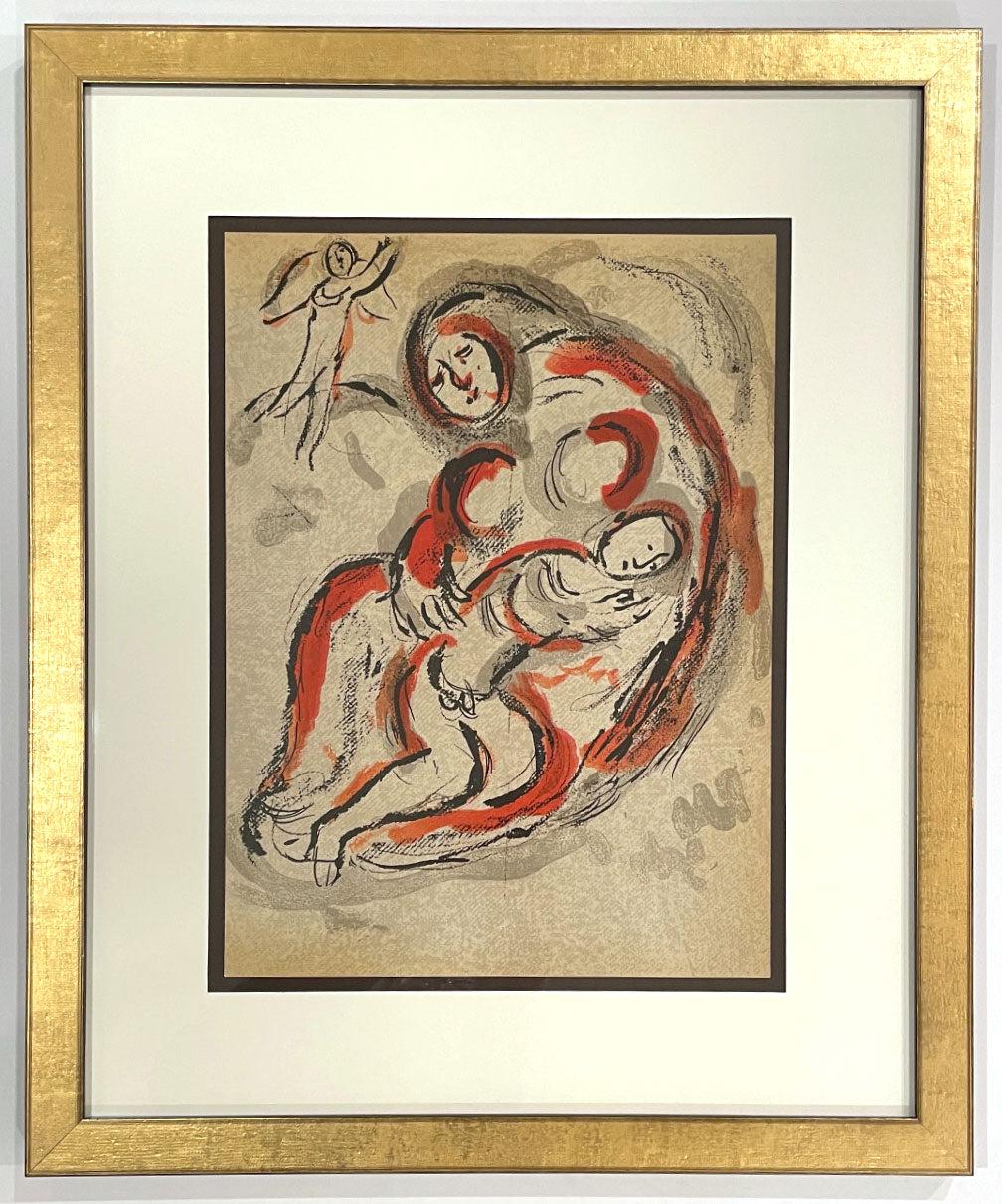 Hagar in der Wüste – Print von Marc Chagall