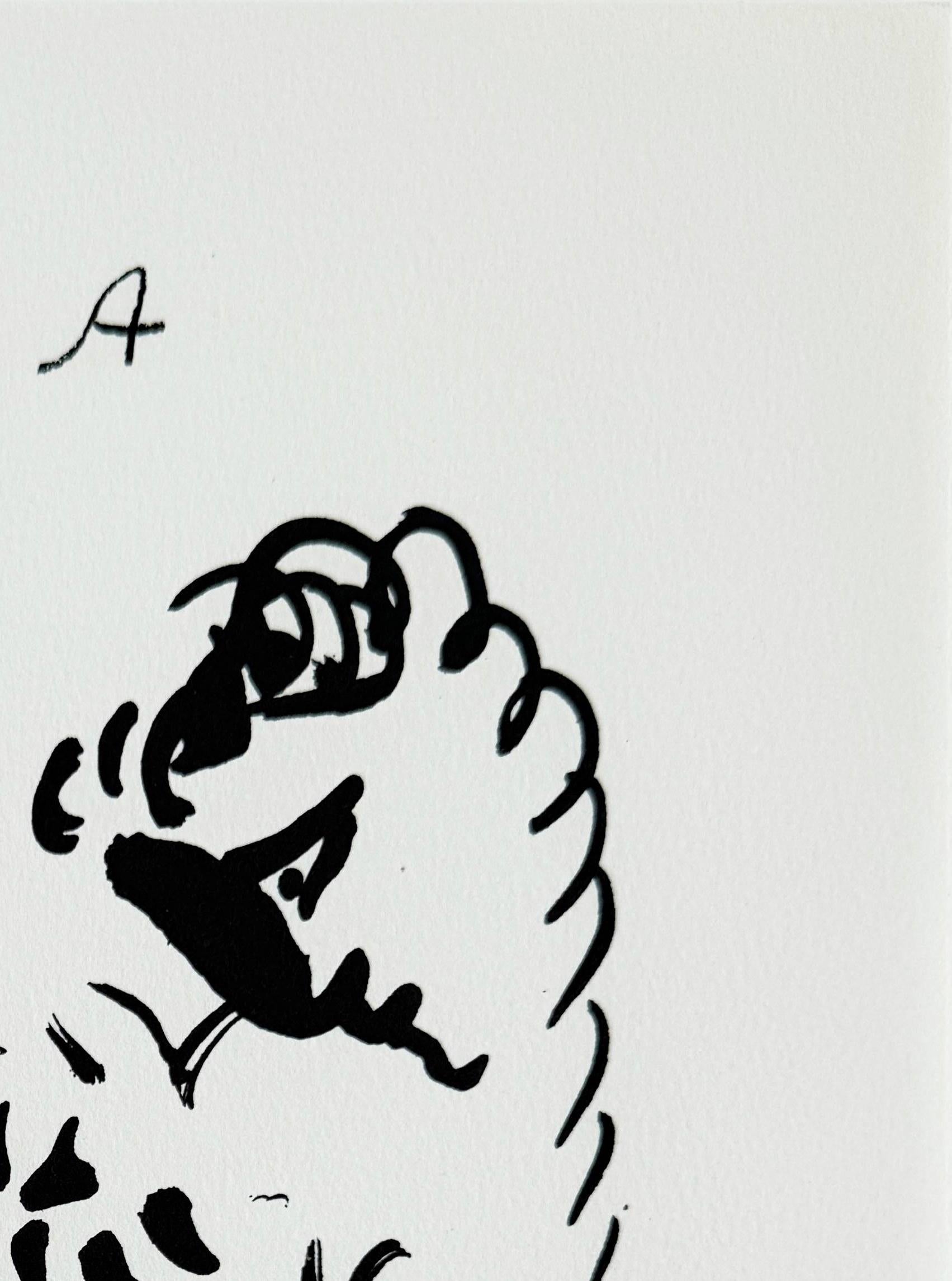 Marc Chagall (1887-1985) - Hommage à San Lazzaro

Lithograph from 1975.

Edition 371/575 (Photocopy of the colophone is included).

Dimensions of work: 31 x 24 cm.

Each copy of this lithograph includes the original attached page, preserved in its