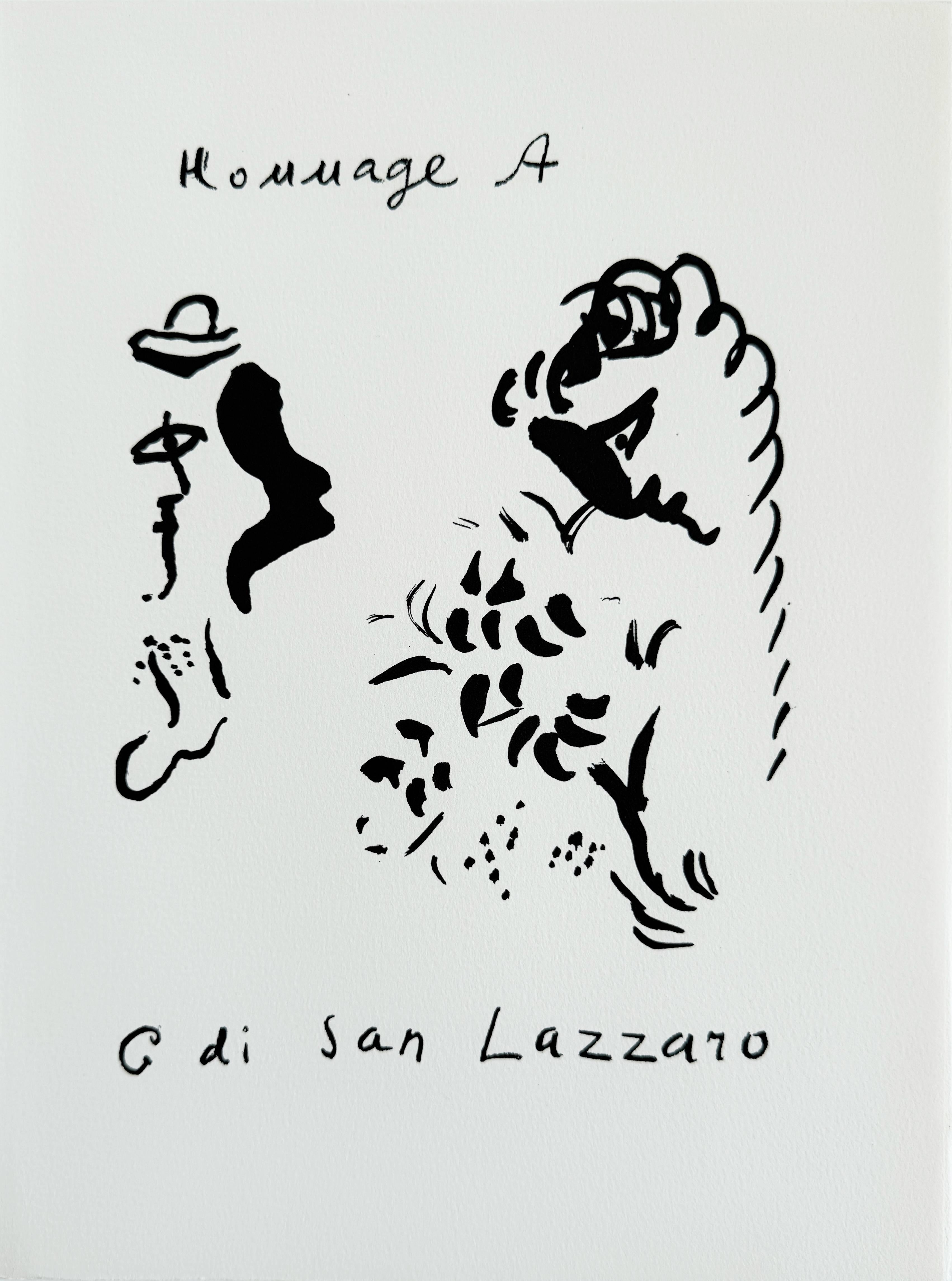 Hommage à San Lazzaro - Art by Marc Chagall