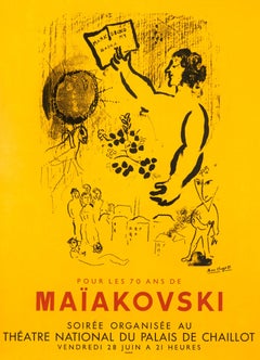 Hommage to Maïakovski by Marc Chagall, 1963