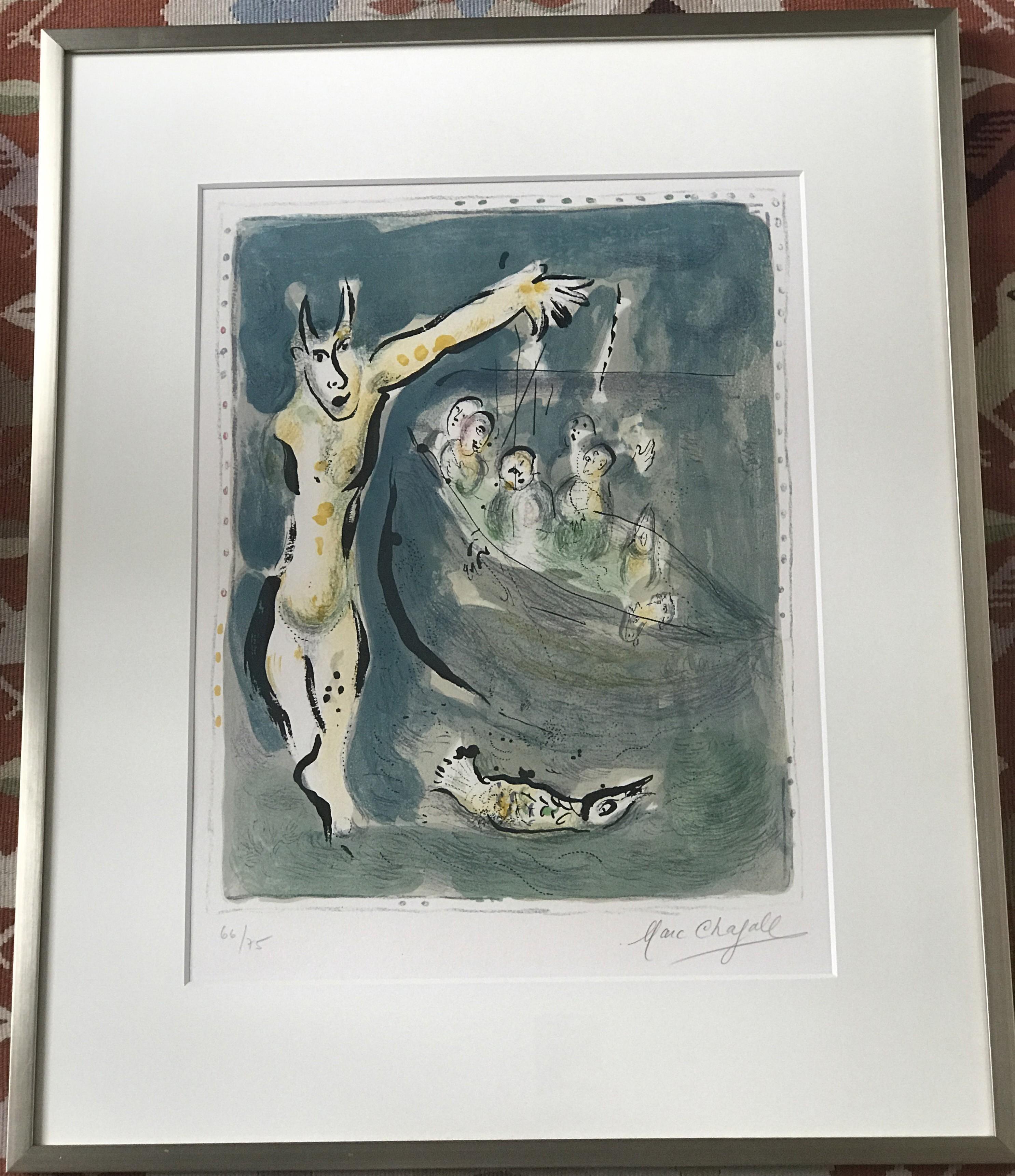 In the Land of the Gods: Aeschylus - Print by Marc Chagall