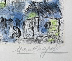 Marc Chagall - Inspiration - etching and Aquatint - hand-signed in pencil 40/50
