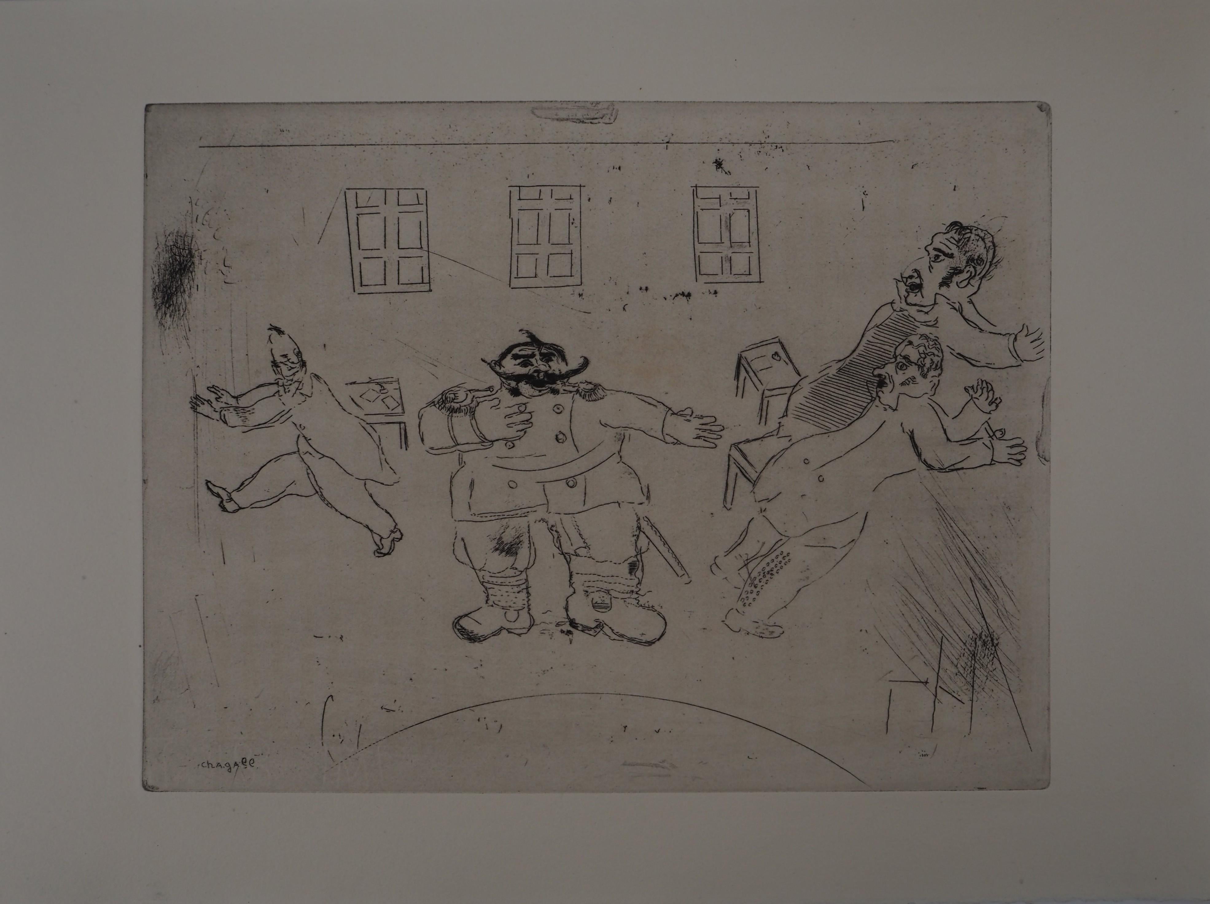 Introducing the New Chief - Original Etching - Ref. Sorlier #94