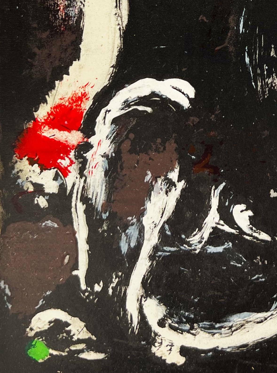 Isaiah - Black Figurative Print by Marc Chagall