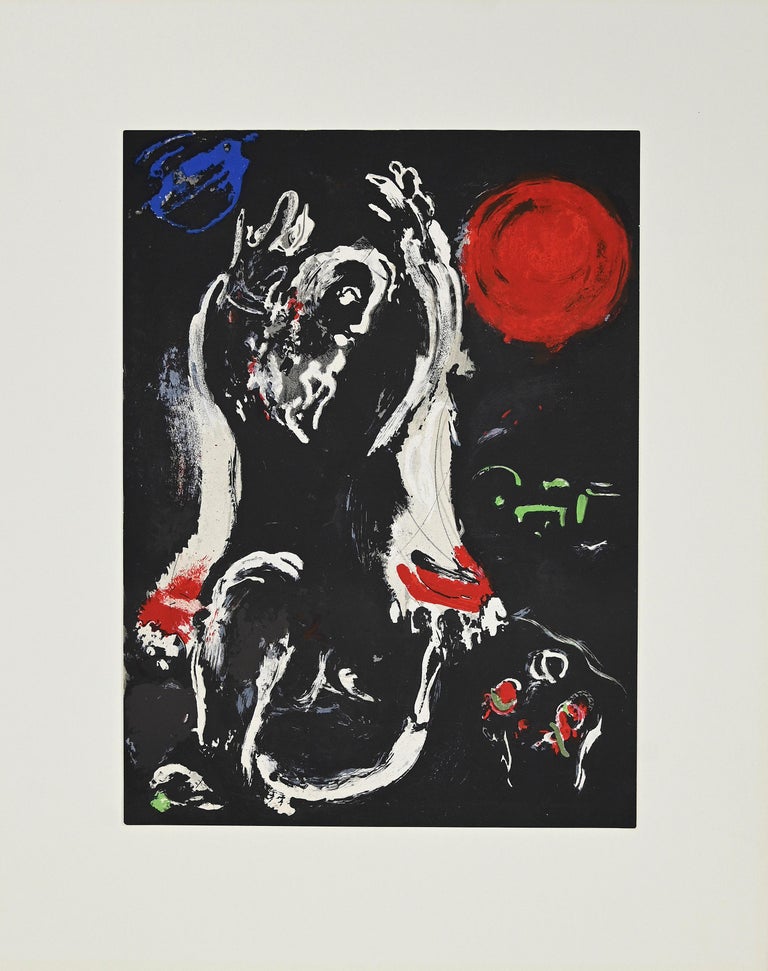 Marc Chagall - Isaiah - Original Lithograph by M. Chagall - 1956 at 1stDibs