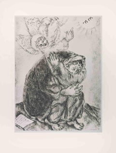 Isaiah's Prayer - Etching by Marc Chagall - 1956