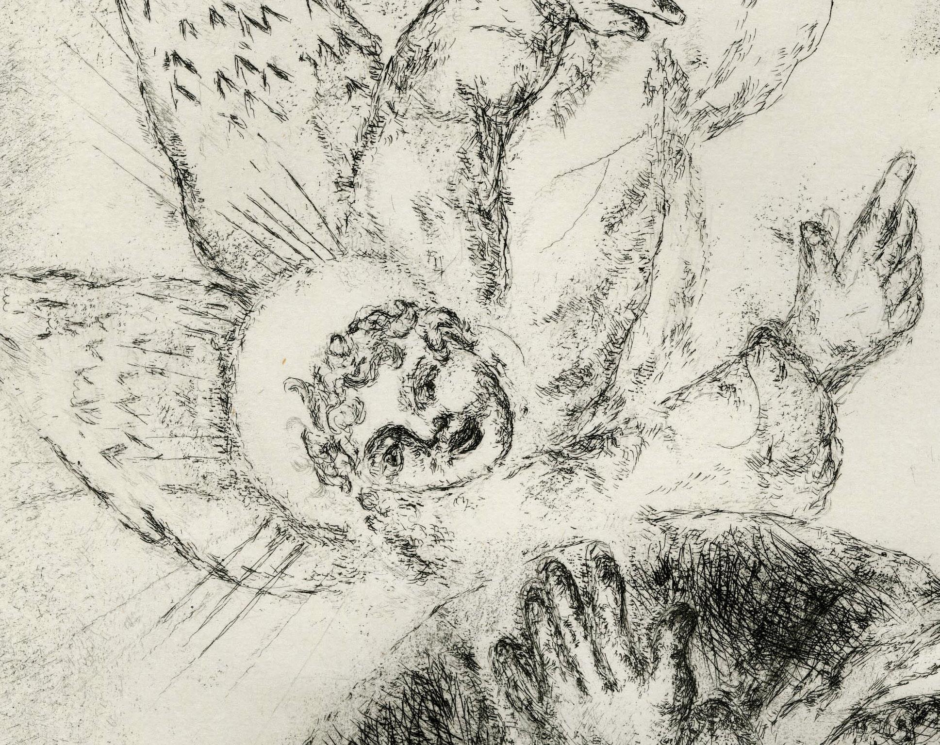 Das Gebet des Jesaja – Print von Marc Chagall